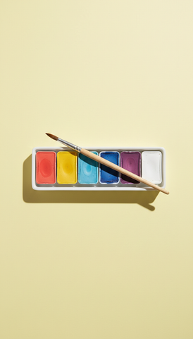 Watercolor kit for creative art workshops