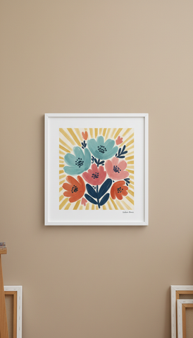Floral Art Print on Fine Paper