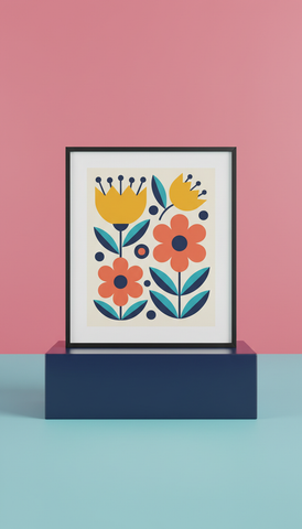 Floral Print on Fine Art Paper