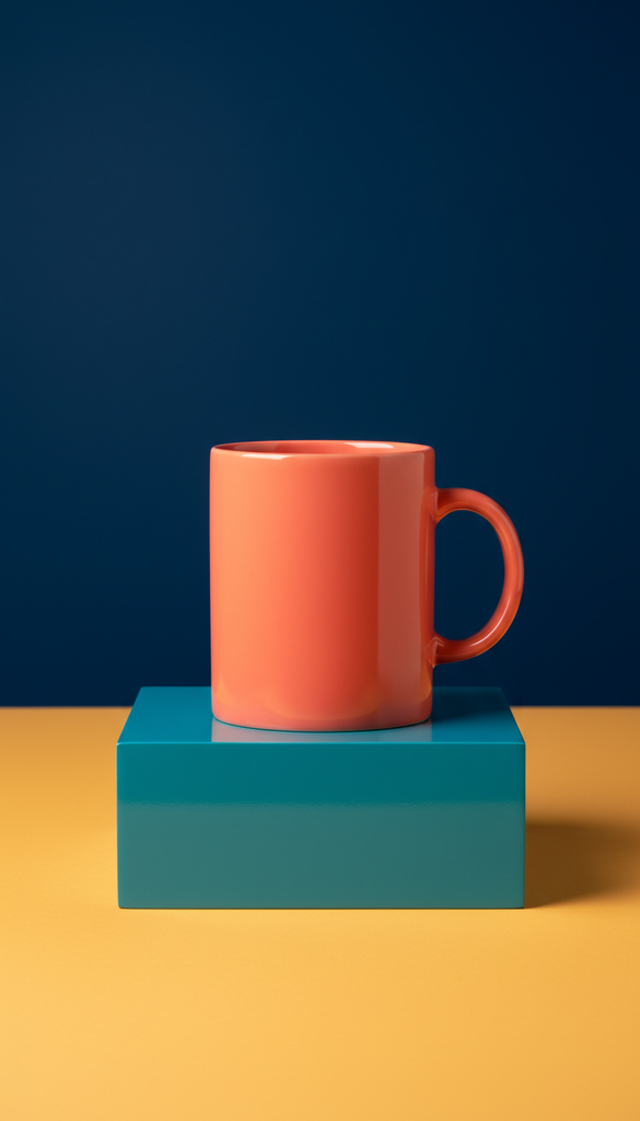 Bold Botanical Ceramic Mug