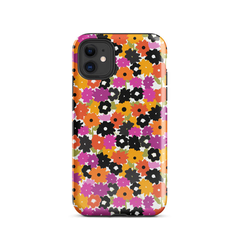 Multi Color Floral Tough Case for iPhone®