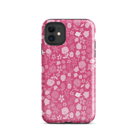 Pink Floral Tough Case for iPhone®