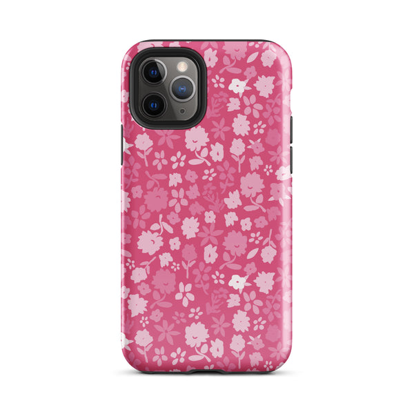 Pink Floral Tough Case for iPhone®