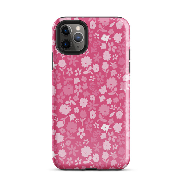 Pink Floral Tough Case for iPhone®