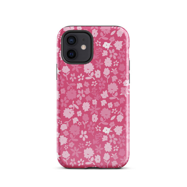 Pink Floral Tough Case for iPhone®