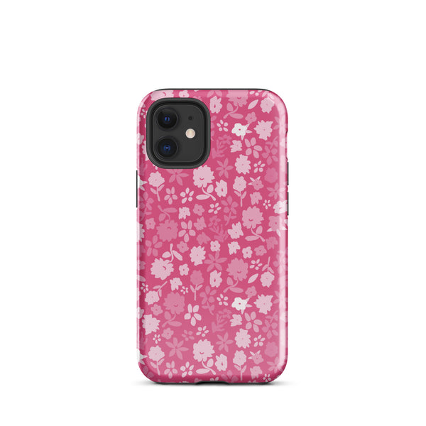 Pink Floral Tough Case for iPhone®