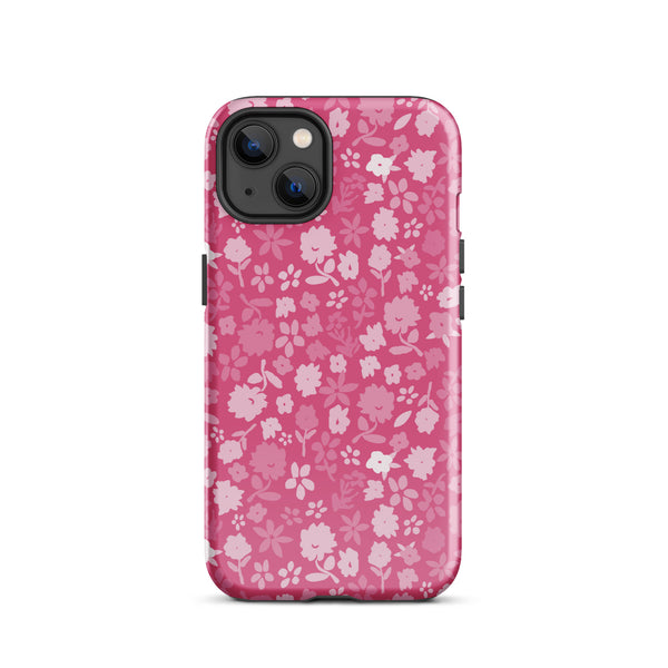 Pink Floral Tough Case for iPhone®