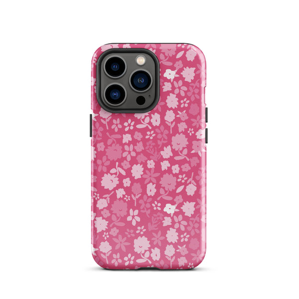 Pink Floral Tough Case for iPhone®