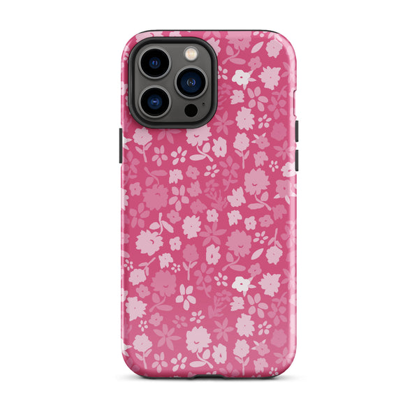 Pink Floral Tough Case for iPhone®