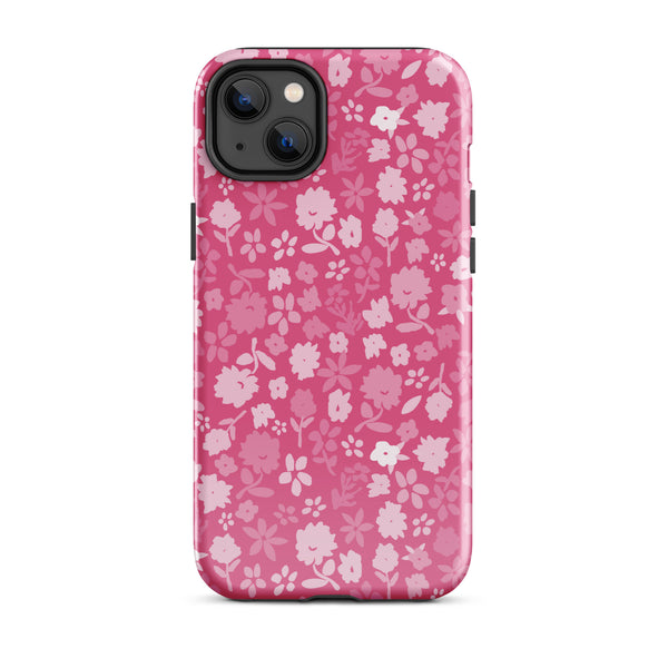 Pink Floral Tough Case for iPhone®