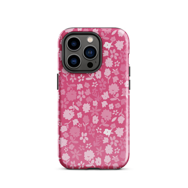 Pink Floral Tough Case for iPhone®