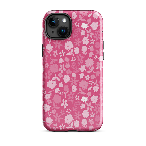 Pink Floral Tough Case for iPhone®