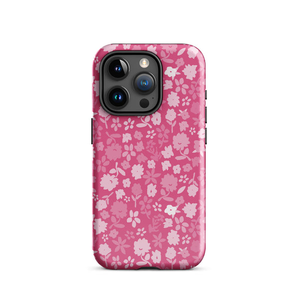 Pink Floral Tough Case for iPhone®