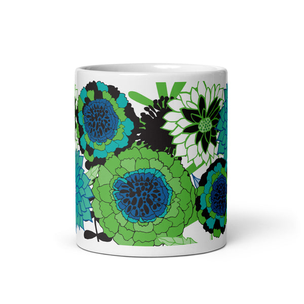 Botanical Garden Mug - Blue