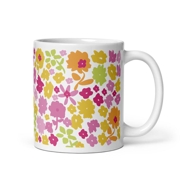 Cottage Floral Garden Mug - Pastel