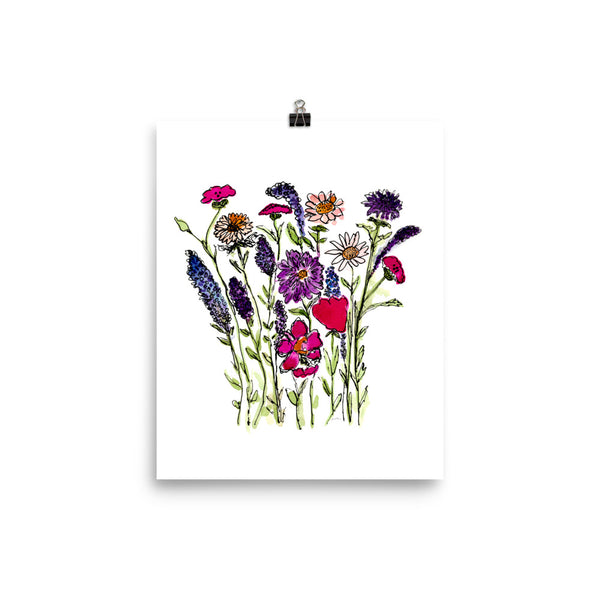 Wildflower Art Print Poster